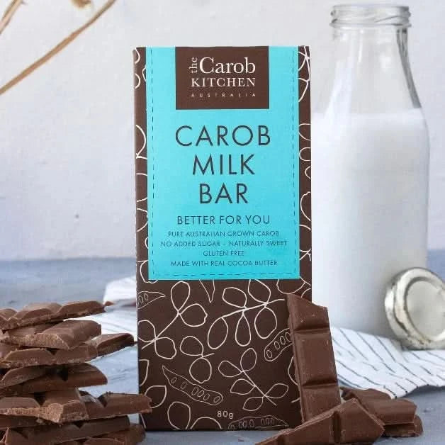 The Carob Kitchen Milk Carob Bar 80g