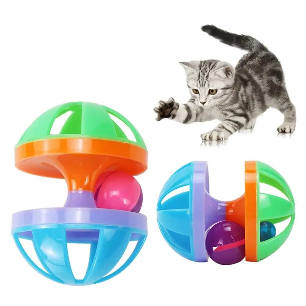 Cat Toy- Plastic Ball Spinner