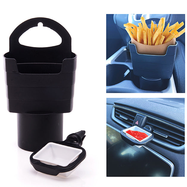In-Car Chips & Sauce Holder Set