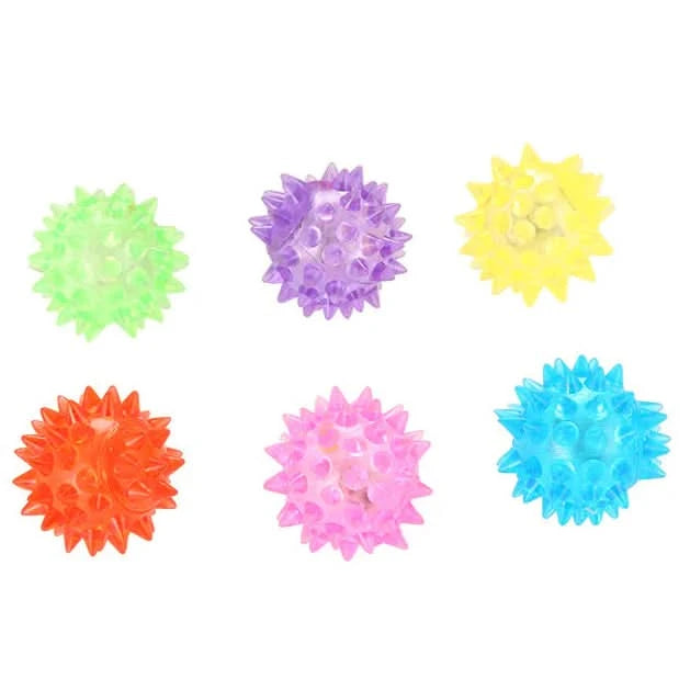 Light-Up Ball Cat Toy - Assorted Colours
