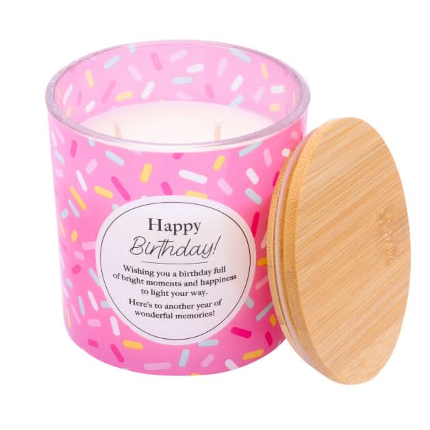 'Happy Birthday' Champagne Scented Candle 340g