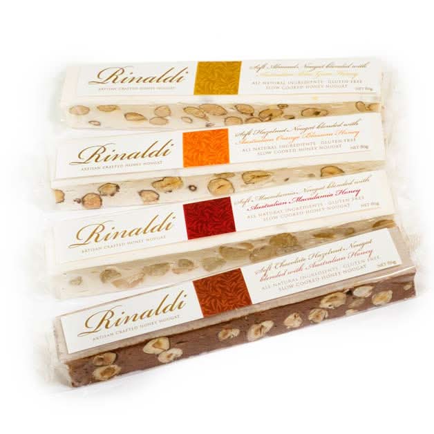 Nougat 86g bar selection