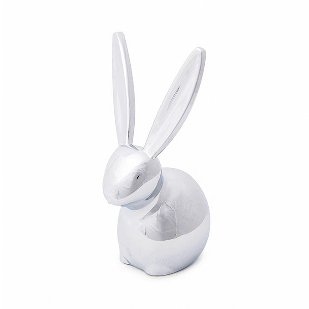 Chrome Bunny Ring Holder