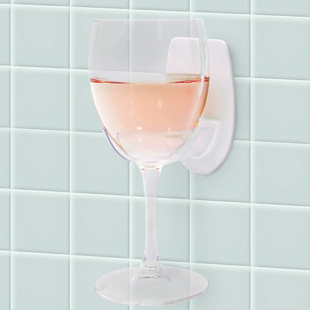 In-Shower Wine Glass Holder