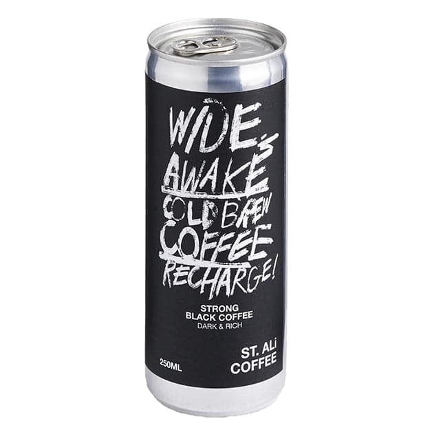 ST. ALi Cold Brew Black Coffee 250ml Can