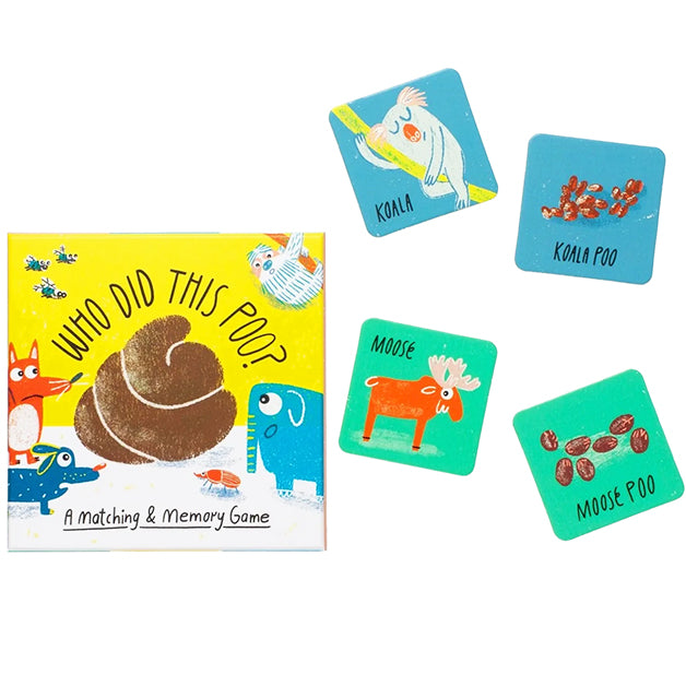 Who Did This Poo? A Matching & Memory Game