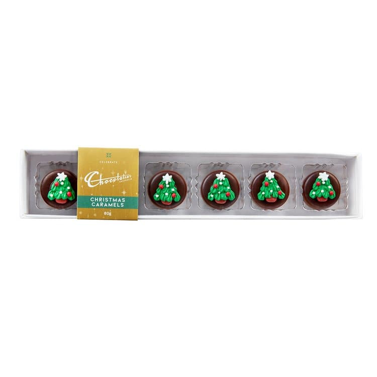 Chocolatier Christmas Tree Chocolates Caramels 80g