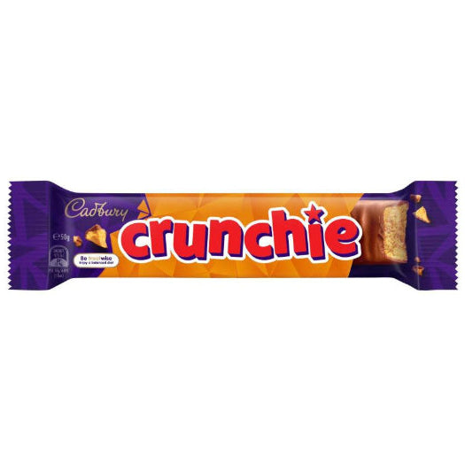 Cadbury Crunchie Chocolate Bar 50g