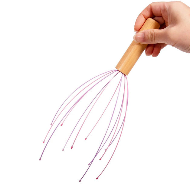 JOY Handy Head Massager - Pink & Purple
