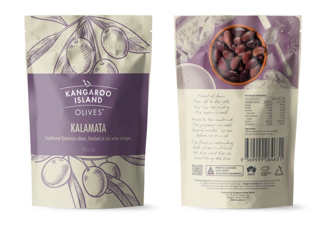 Kangaroo Island Kalamata Olives