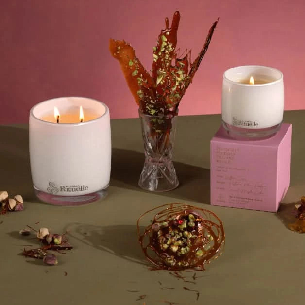 Urban Rituelle Pistachio, Saffron, Praline & Maple Scented Soy Candle 140g