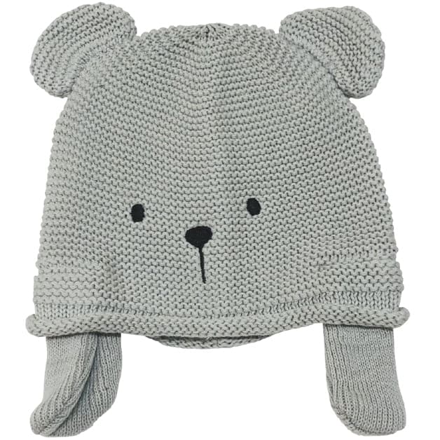 Grey Crochet Hat