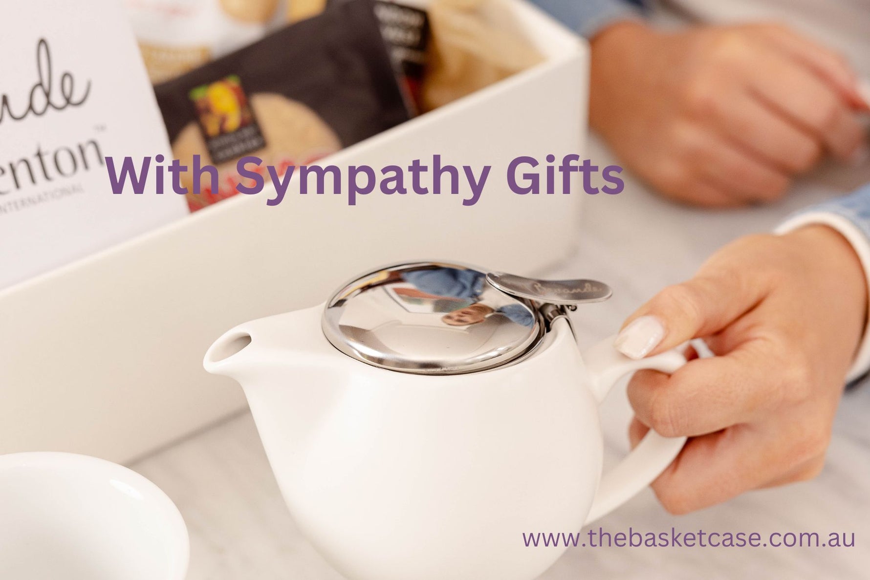 With Deepest Sympathy Gift Hampers The Complete Basketcase