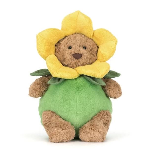 Jellycat Bartholomew Bear in Daffodil Outfit - Medium