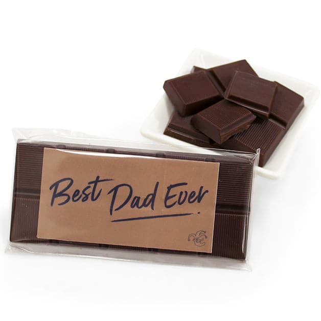 'Best Dad Ever' Dark Chocolate Bar 45g