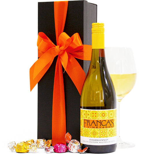 Franca's Vineyard South East Aus Chardonnay Gift Hamper