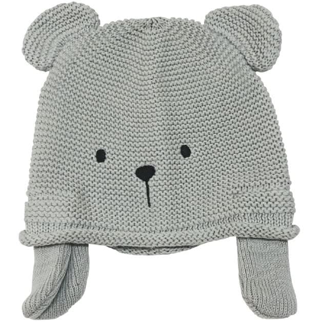 Grey Crochet Hat