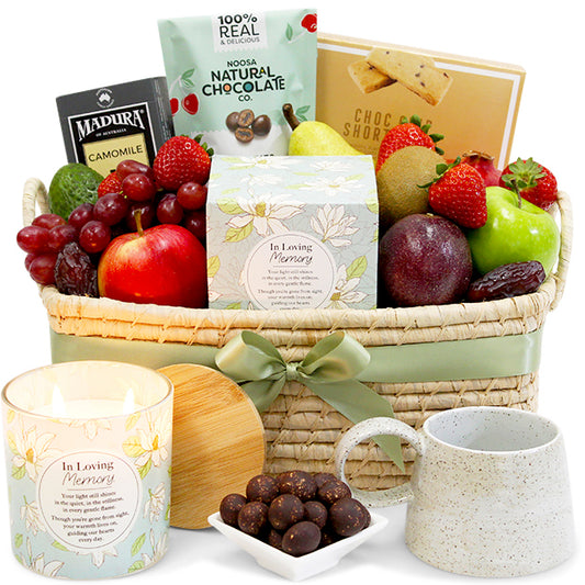 In Loving Memory Fruit Basket