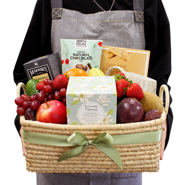 In Loving Memory Fruit Basket