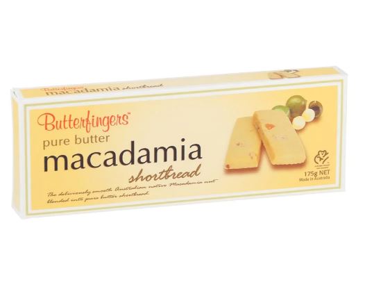 Butterfingers Macadamia Shortbread 175g