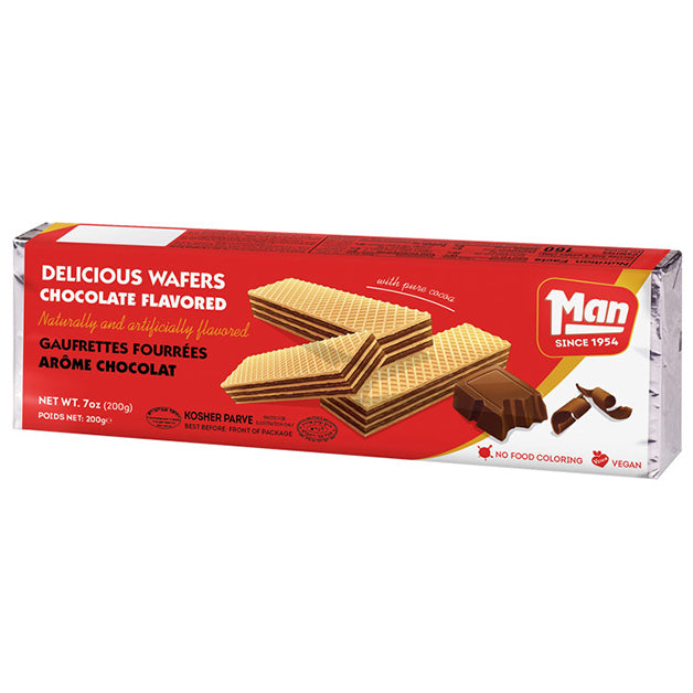 Man Star Wafers Chocolate Flavoured 200g