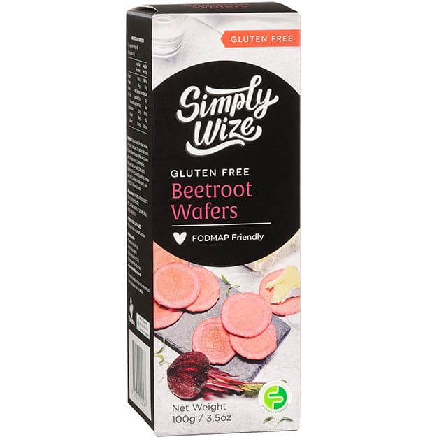 Simply Wize Beetroot Wafers 100g (GF)