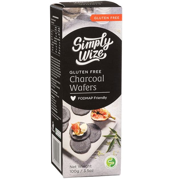 Simply Wize Charcoal Wafers 100g (GF)