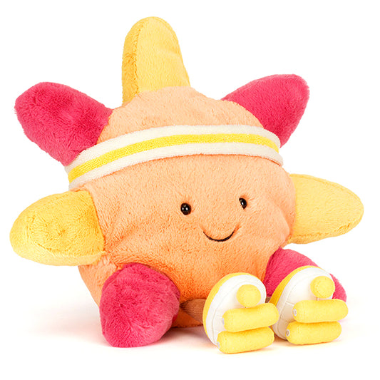 Jellycat Amuseables Sun 'Roller Skates' 24cm Sitting