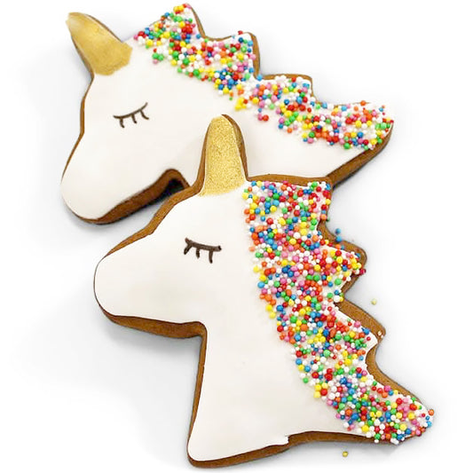 Handmade Honeybread Iced Biscuit - Unicorn x 2