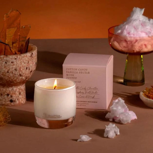 Urban Rituelle Cotton Candy, Vanilla, Musk & Toffee Candle 140g