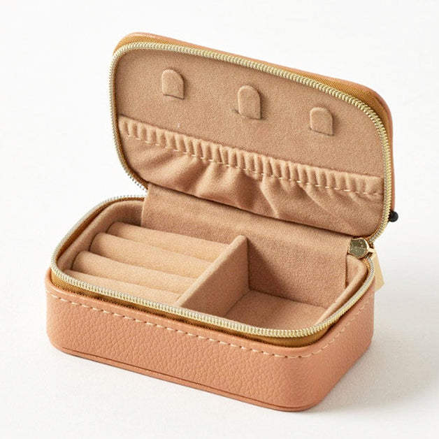 Mila Mini Jewellery Case - Dusty Rose