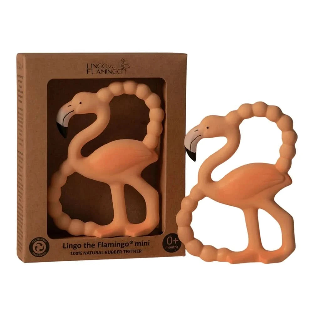 Lingo the flamingo Mini Teether