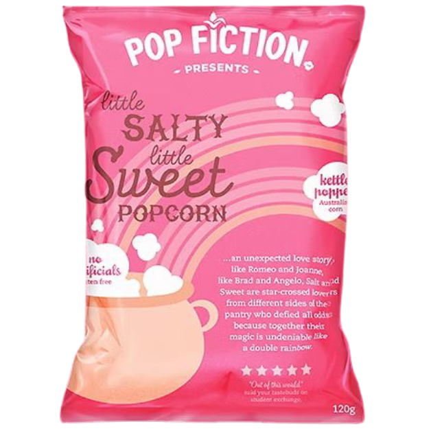 Pop Fiction Salty & Sweet Popcorn 120g