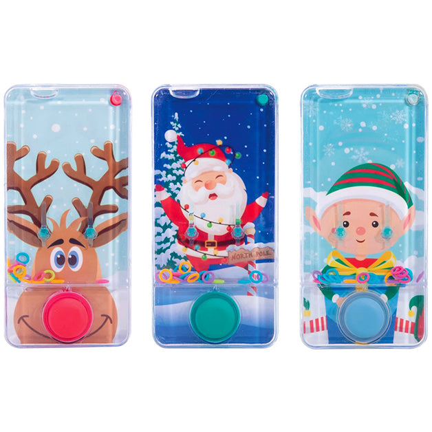 Christmas Water-Filled Ring Game - Assorted Designs